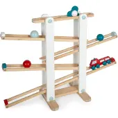 Small Foot Design Small Foot - Ball Track with Balls, Car, Spinner - (I-SF12549)