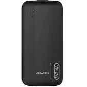 Awei Powerbank Powerbank P20K 10000mAh 2xUSB 2.4A black