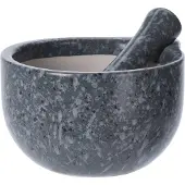 Excellent houseware Mausteiden ja peston jauhamiseen tarkoitettu laasti kiillottamattomalla pinnalla