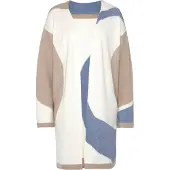 LASCANA Neuletakki beige / kerma / sininen