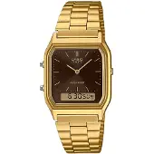 Casio AQ-230GA-5AMQYES Rannekello gold Koko Uni