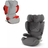 Cybex Solution T ja kesäpäällinen (pkt) Plus Mirage Grey