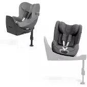 Cybex Sirona T ja kesäpäällinen (pkt) Plus Mirage Grey