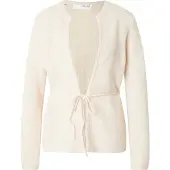 Selected Slfsia Ras Ls Knit Belt Cardigan - White - XL