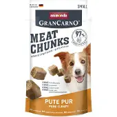 Animonda 4x60g Meat Chunks Small kalkkuna koiranherkut