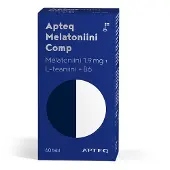 Apteq Melatoniini Comp 1,9 mg 60 tablettia