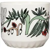 Arabia Puutarhurit ruukku Ø12x14 cm Vihreä-valkoinen-punainen