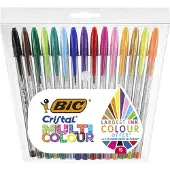 BIC Cristal Multicolor Kuulakärkikynä 15-setti