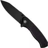 CIVIVI Placoid C23079-1 Black 14C28N, Black Coarse G10, pocket knife