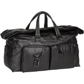 Piquadro Harper Viikonloppukassi Nahka 52 cm Musta