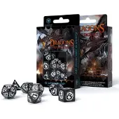 Q-workshop T?rningsset - Dragons Black & white (SDRA05) - Lautapeli