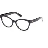 Moncler ML5142 53/17/140 Musta kristalli Acetattilasit Naisille ML5142