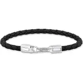 Thomas Sabo Rebel At Heart musta 5 mm nahkarannekoru A2149-682-11-L21