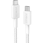Anker 322 USB-C -kaapeli, 60 W, 0,9 m, valkoinen