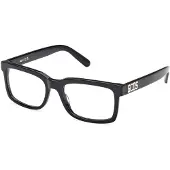 GCDS GD5027 53/18/140 Kiiltävä musta etuosa asetaatti UNISEX GD5027