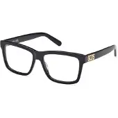 GCDS GD5020 54/15/140 Kiiltävä musta etuosa asetaatti UNISEX GD5020