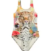 Molo Nika-uimapuku Fruity Leo 92 cm Beige 92 cm Pojat, Tytöt