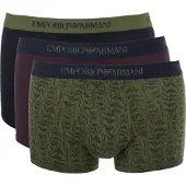 Emporio Armani Bokserishortsit laivastonsininen / vihreä / viininpunainen / musta