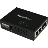 StarTech.com PoE+ injektori - - POEINJ4G - 4 Gigabit-porttia - 120 Watt - Seinäteline
