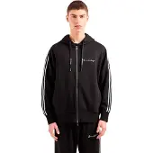 Armani Exchange for man. 8NZMSHZ9N1Z1200 Black stretch sweatshirt (M), Casual, Polyester