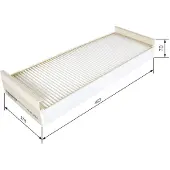 Bosch Suodatin, raitisilma 1 987 431 163