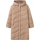 LMTD Nlfmyis03 Long Jacket Bias W Hood Fo - Beige - 170-176