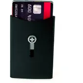Wagner of Switzerland Super Slim Wallet Jet Black