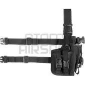 Invader Gear SOF Universaali pistoolin reisiholsteri -musta