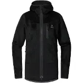Haglöfs Women's Vassi Mid Hood True Black Välikerrospuserot XS