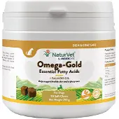 NaturVet 90kpl Omega Gold koiran täydennysravinto