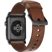 Nomad Watch 44/45/4649mm Modern Band Rustic Brown Leather/Black hardware