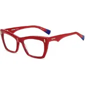 Missoni MIS 0207 53/17/145 punaiset asetaattikehykset NAISILLE MIS 0207