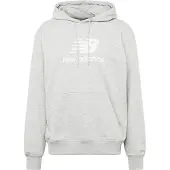 New Balance Sport Essentials French Terry Logo Hoodie - Grey - M