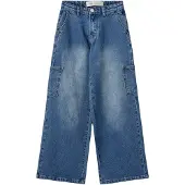 Sofie Schnoor Farkut - ristikko - Denim Blue - - 16 v (176) - Farkut