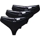 BOSS 3P Thong - Black - S