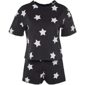 Trendyol Pyjamashortsit marine / valkoinen