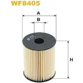 WIX FILTERS Polttoainesuodatin WF8405