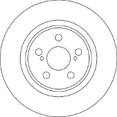 TRW Jarrulevy DF4641, 1 Kappale