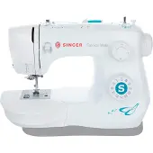 SINGER Fashion Mate, Valkoinen, Automaattinen ompelukone, Ompelu, 4-vaiheinen, Vaihtuva, Vipu, Rotaatio