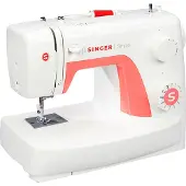 SINGER SIMPLE 3210, Valkoinen, Automaattinen ompelukone, Ompelu, 4-vaiheinen, Vipu, Rotaatio, Sähkö