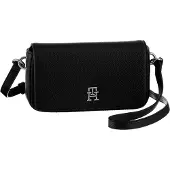 Tommy Hilfiger Emblem Crossbody-laukku 22 cm Musta