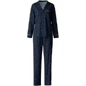 Calida Pyjama marine / valkoinen