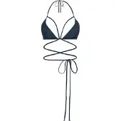 LASCANA Bikinitoppi 'Gina' yönsininen