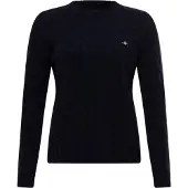 Gant for woman. 4805315 Eights navy jumper (M), Casual, Wool