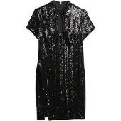 Superdry Mandarin Sequin Lyhythihainen Lyhyt Mekko