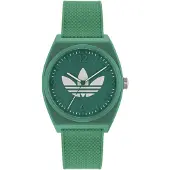 Adidas Originals Analoginen kello 'PROJECT TWO' smaragdi / valkoinen