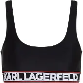 Karl Lagerfeld Bikinitoppi punainen / musta / valkoinen