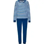 Vivance Pyjama 'Dreams' kuninkaallisen sininen / valkoinen
