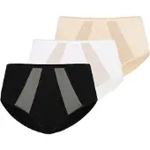 TEYLI Hipsterit 'Vicky' beige / musta / valkoinen