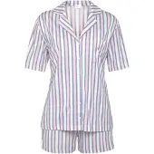 s.Oliver Pyjamashortsit sininen / vaaleanpunainen / offwhite